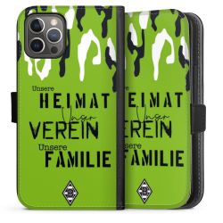 Sideflip mit langer Lasche schwarz