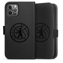 Sideflip mit langer Lasche schwarz