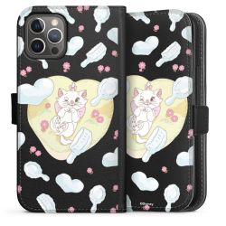 Sideflip mit langer Lasche schwarz