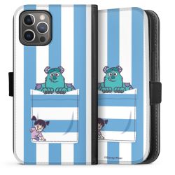 Sideflip mit langer Lasche schwarz