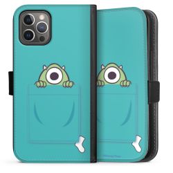 Sideflip mit langer Lasche schwarz