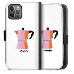 Sideflip mit langer Lasche schwarz