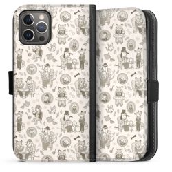 Sideflip Fodral med flap svart