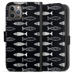 Sideflip Fodral med flap svart