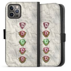 Sideflip mit langer Lasche schwarz