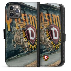 Sideflip mit langer Lasche schwarz