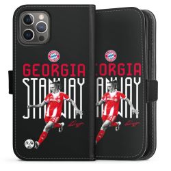 Sideflip mit langer Lasche schwarz