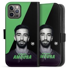 Sideflip mit langer Lasche schwarz