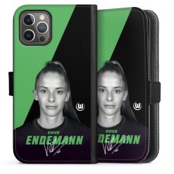 Sideflip mit langer Lasche schwarz