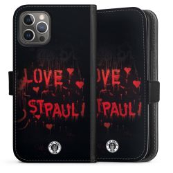 Sideflip mit langer Lasche schwarz