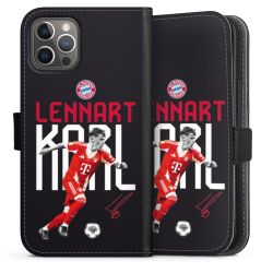 Sideflip mit langer Lasche schwarz