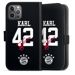 Sideflip mit langer Lasche schwarz