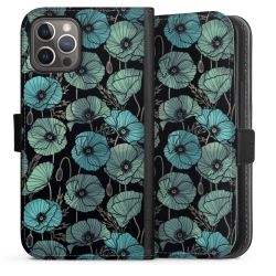 Sideflip mit langer Lasche schwarz