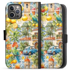 Sideflip mit langer Lasche schwarz