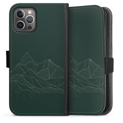 Sideflip mit langer Lasche schwarz