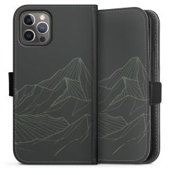 Sideflip mit langer Lasche schwarz