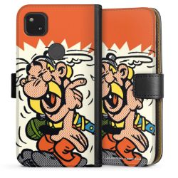 Sideflip mit langer Lasche schwarz