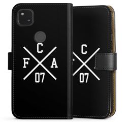 Sideflip mit langer Lasche schwarz