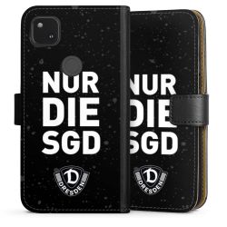 Sideflip mit langer Lasche schwarz