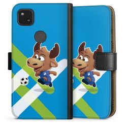 Sideflip mit langer Lasche schwarz