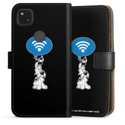 Sideflip mit langer Lasche schwarz