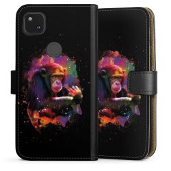 Sideflip mit langer Lasche schwarz