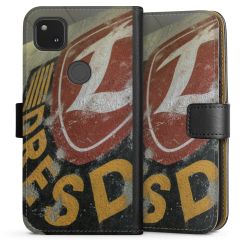 Sideflip mit langer Lasche schwarz