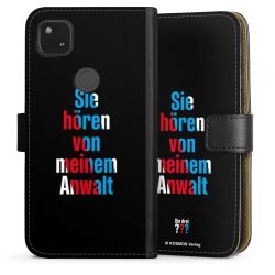 Sideflip mit langer Lasche schwarz