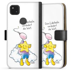 Sideflip mit langer Lasche schwarz