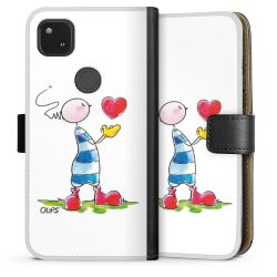 Sideflip mit langer Lasche schwarz