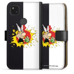 Sideflip mit langer Lasche schwarz