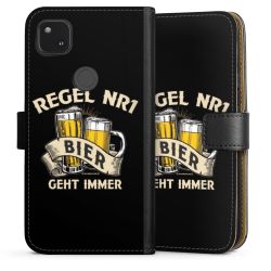 Sideflip mit langer Lasche schwarz