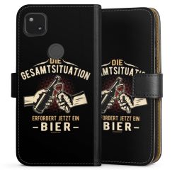 Sideflip mit langer Lasche schwarz