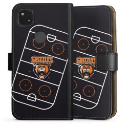 Sideflip mit langer Lasche schwarz