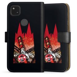 Sideflip mit langer Lasche schwarz