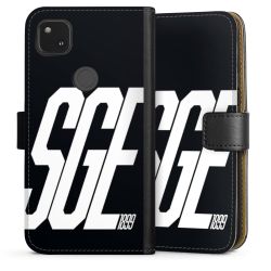 Sideflip mit langer Lasche schwarz