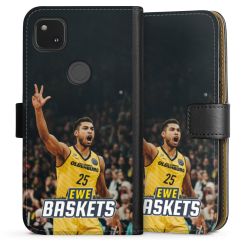 Sideflip mit langer Lasche schwarz