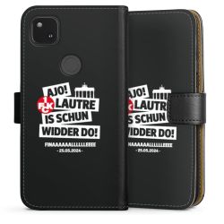 Sideflip mit langer Lasche schwarz