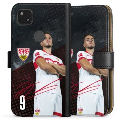 Sideflip mit langer Lasche schwarz