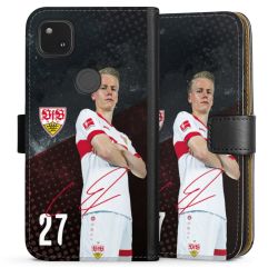 Sideflip mit langer Lasche schwarz