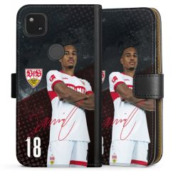 Sideflip mit langer Lasche schwarz