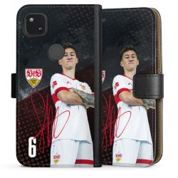 Sideflip mit langer Lasche schwarz