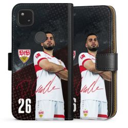 Sideflip mit langer Lasche schwarz