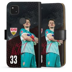 Sideflip mit langer Lasche schwarz