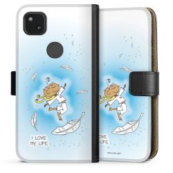 Sideflip mit langer Lasche schwarz