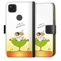 Sideflip mit langer Lasche schwarz