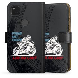 Sideflip mit langer Lasche schwarz