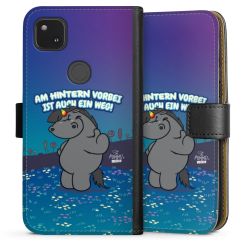 Sideflip mit langer Lasche schwarz