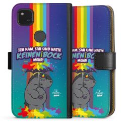 Sideflip mit langer Lasche schwarz