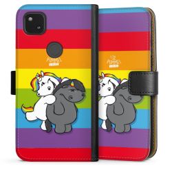 Sideflip mit langer Lasche schwarz